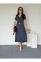 Gold Buckle Midiboy Modal Dress - 6