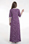 Women's Cotton Graphic Print Homewear Maxi Dress - 3