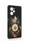 Poco X5 Pro Compatible Compass Forest Pattern Silicone Case - 4