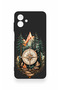 Samsung A07 Compatible Compass Forest Pattern Silicone Case - 2
