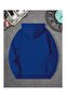 Men's Hooded Printed Relaxed Fit Sweatshirt - 2