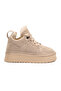 Beige Suede Fleece Women's Boots 2613 Z
