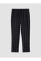 Esvab • Modern & Distinctive Standard Fit Checkered Embroidered Men's Pajama Set - 8