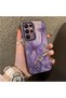 Samsung Galaxy S22 Ultra Compatible Silicone Edge Hard Back Case Couple Phone Case Butterfly Pattern - 3