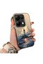 Redmi Note 13 Pro 4g Compatible Silicone Edge Hard Back Case Couple Phone Case Tower Pattern