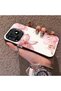 Tecno Spark 10 Pro Compatible Silicone Edge Hard Back Case Couple Phone Case with Floral Pattern - 2