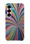 Samsung Galaxy S23 Compatible Printed Transparent Phone Case |   Collection: Colorwave Flux