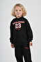 Children's Unisex "Enjoy the Changes" Printed Hooded Sweatshirt and Wide-Leg Sweatpants Two-Piece Set - 2