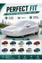 Waterproof UV Resistant Full Car Cover for BYD Dolphin - All Weather Dustproof Sun Protection Outdoor Cover, Silver - 5