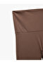 High Waist Slim Fit Flared Sports Leggings - 6