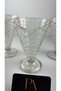 3-Piece Crystal Transparent Ice Cream Bowl Glass Ice Cream Bowl Magnolia Dessert Cup Set Presentation Container - 2