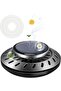 Car Air Freshener Diffuser – Solar UFO Rotating Aromatherapy Car Perfume Deodorizer, High Temperature Resistant Car Interior Decoration Ornament