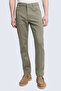 Green Slim Fit 5 Pocket Cotton Canvas Trousers - 2