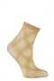 2 Pairs of Patterned Skin Color Tulle Socks, Trouser Socks, Short Socks, Women's Socket Socks - 3