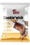 Cookie'wich with 10g protein, On the Go Protein Cookie with No Added Sugars, Gluten Free, Great Tasting Snack (PACK OF 10, PEANUT)