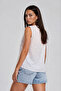 Patterned Zero Sleeve Blouse - 3