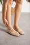 Gostoso Beige Women's Shoes with Rubber and Mesh Detail