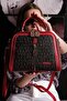 Vegan Leather Premium Product Multi-Compartment Women's Shoulder Bag 02057 - 2