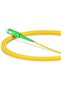 SC APC to SC APC Simplex Single Mode PVC Fiber Optic Patch Cable (1.5m) - 2