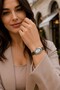 Gessy Women's Wristwatch Khaki Green Leather Band Oval Silver Case Roman Numerals Daily Use Water-Resistant Elegant Vintage Women's Watch - 8