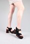 Bongor Trok Detailed Heeled Shoes Black