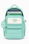 4-Piece Satin Fabric Waterproof Primary School Bag Set with Lunch Bag, Pen Holder and Accessory Bag - 7