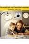 FUOE Floor Lamp with Remote Control 3 Color Temperatures, Long Lamp with Adjustable Linen Shade - 2