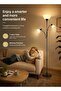 3 Head LED Floor Lamp with Remote, APP & Touch Control, Dimmable Torchiere Standing Lamp - 7