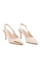 Beige Women's Heeled Shoes - 3