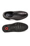 Black Genuine Leather Men's Casual Shoes - 5