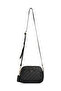Women's Embossed Patterned Faux Leather Shoulder Bag with Adjustable Strap - 4