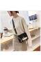 Women's Contrast Color Shoulder Bag - 3