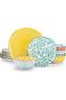 Selene 12-Piece Dinnerware Set for 4 People, Pastel Porcelain Tableware Set