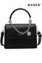 Women's Fashion Shoulder Bag, Leather Crossbody Bag for Women, Large Capacity, Black - 8