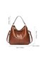 Women's Versatile Hobo Crossbody Bag, Ladies Large Capacity Shoulder Bag Handbag Tote Bags Messenger Bag - 6