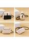 Women's PU Leather Shoulder Bag, Waterproof Crossbody Sling Bag, Korean Style Small Satchel - 8
