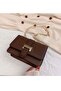 Women's Crocodile Pattern Shoulder Bag, Ladies PU Leather Crossbody Bag Sling Bag Side Bag Small Square Bag - 8