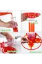 Hummingbird Feeders for Outdoors Hanging - 5 Feeding Ports 320 ml Plastic Hummzinger Hummingbird Feeder, Bee-Proof Leak-Proof No Drip, Easy to Clean with Cleaning Brush - 5