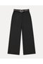 Women's High Waist Comfortable Wide Leg Palazzo Pants with Pocket Belt Detail - 5