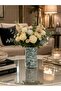 Ceramic 2-Piece Nordic Gilded Vase Green 16X10 - 2