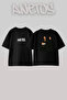 Cardi B_8 Design Printed Unisex Oversize Black Tshirt