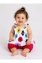 Summer Baby Girl Set with Flexible Straps and Shorts, Cotton, 9-24 Months