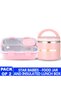 Food-Grade 304 Stainless Steel Bento Lunch Box with 4 Compartments + Insulated Stainless Steel Food Jar for Kids & Adults. - 2