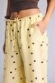 Wide Leg Double Pocket Polka Dot Regular Waist Trousers I4717Ax26Hs - 4