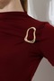 Women's Sandy Buckle Draped Blouse - 2