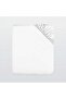 Serene 2-Piece Twin Fitted Sheet Set - 300 TC 100% Cotton, White, 120x200cm + 25cm Deep Pocket, Soft & Durable Bedding For Comfortable Sleep - 2