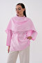 Heavyweight Woven Tunic with Shoulder Capes and Hakim Collar - 3