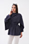 Heavyweight Woven Tunic with Shoulder Capes and Hakim Collar - 3