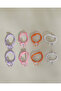 Girls Ribbon Hair Tie 8 Piece Set