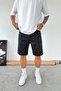 Smoked Premium Design Printed Baggy Denim Shorts - 3